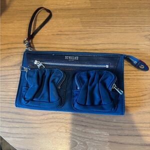 MZ Wallace Abbey Blue Wristlet Wallet